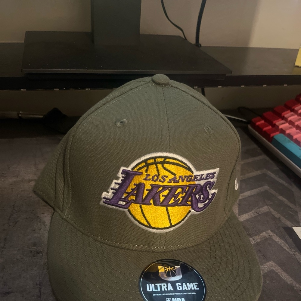 Los Angeles Lakers Ultra Game Basketball Adjustable Hat NBA Cap NWT